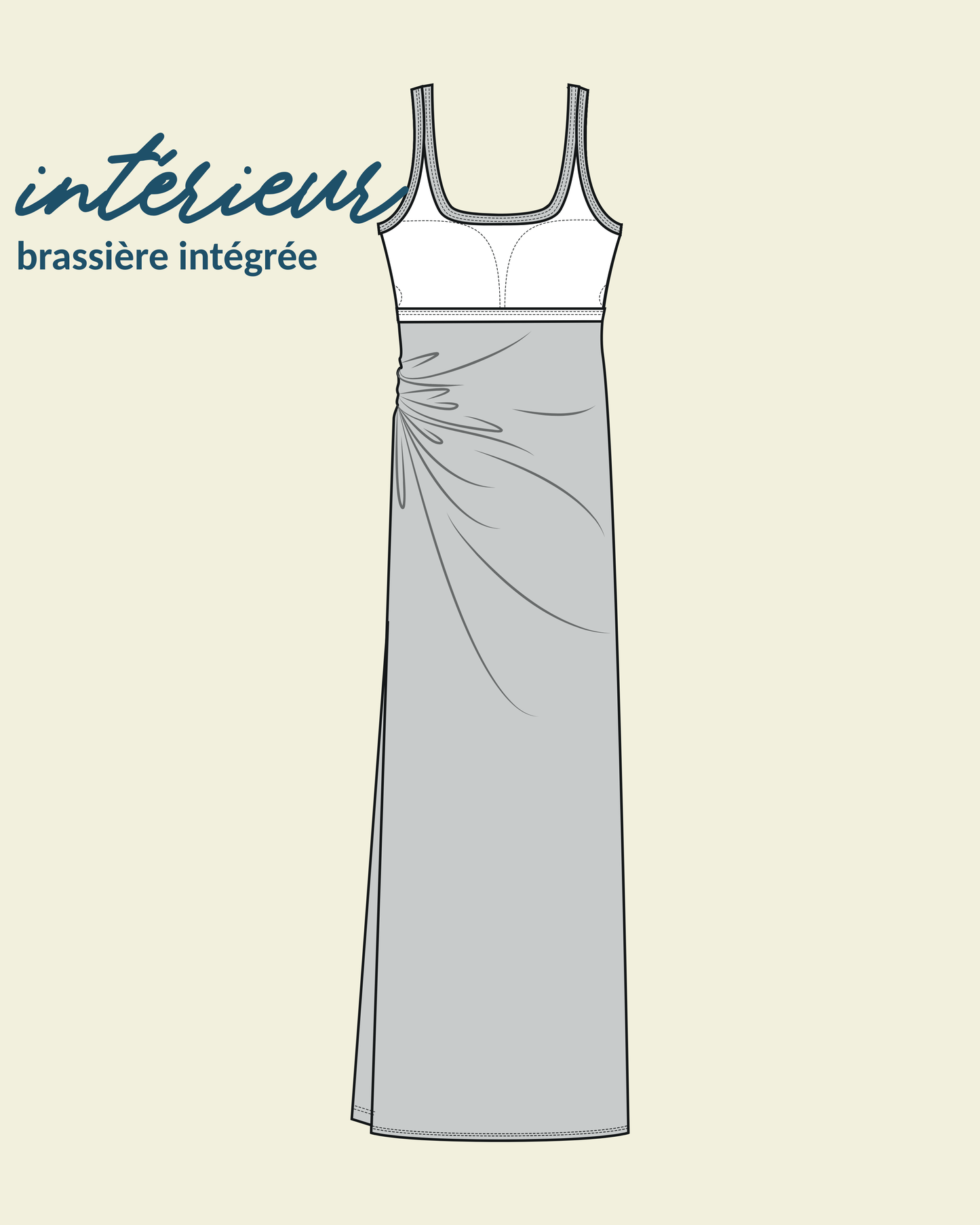 robe Hélène - maintien intégré