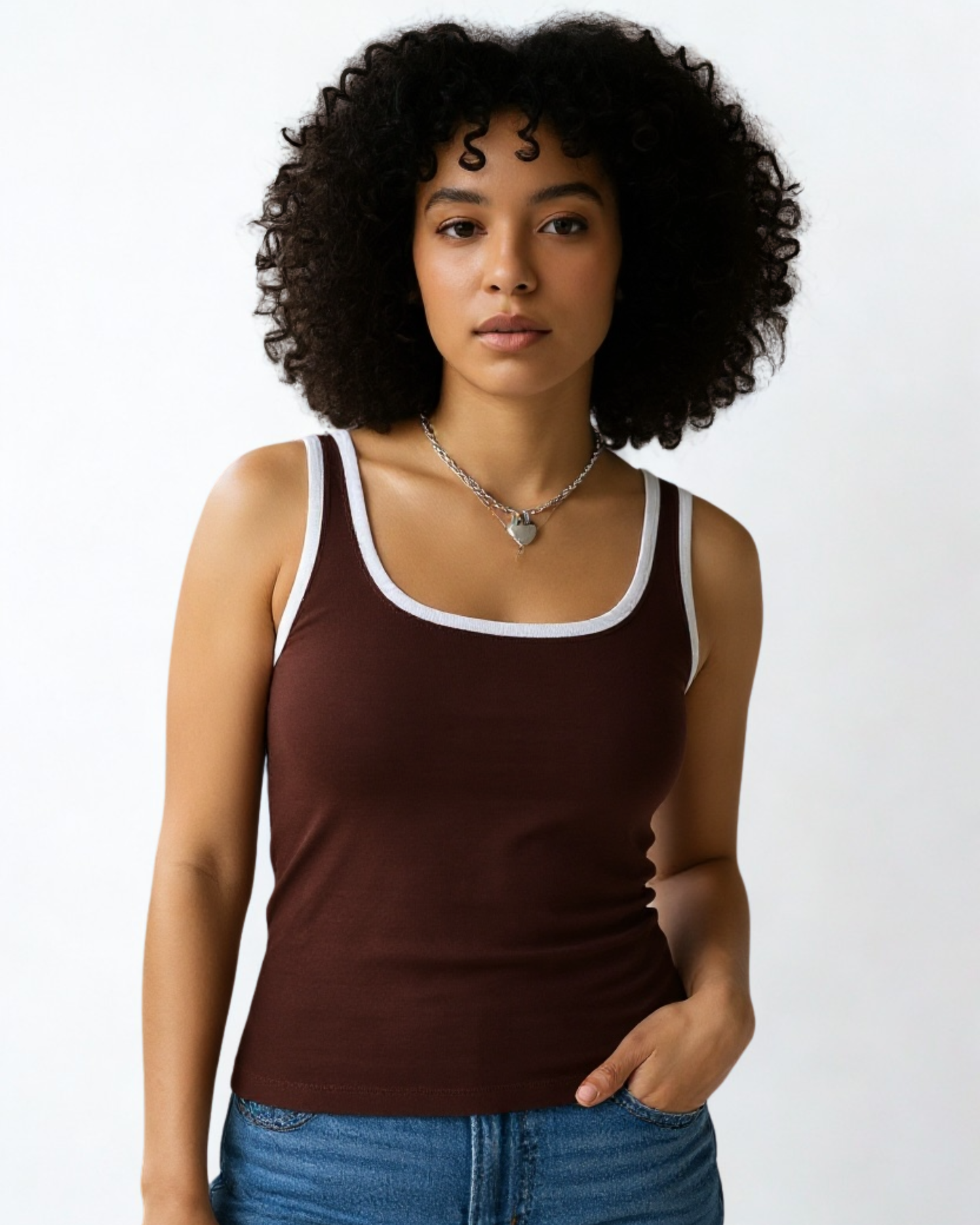 débardeur Anne - brassière intégrée