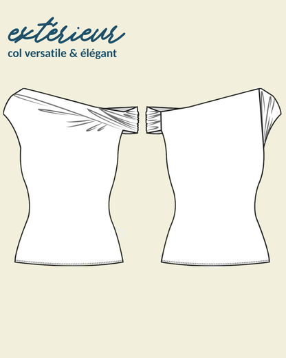 haut Yvette - asymétrique avec maintien intégré